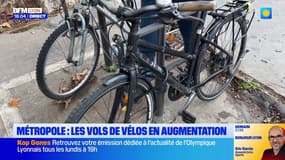 Métropole : les vols de vélos en augmentation