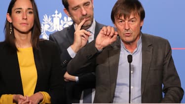Nicolas Hulot lors de son annonce à l'Elysée le 7 novembre dernier.