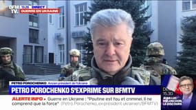 "N'ayez pas peur de Poutine !": le message de l'ancien président ukrainien, Petro Porochenko