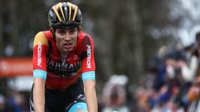 Le coureur suisse Gino Mader le 8 mars 2023 lors de Paris-Nice