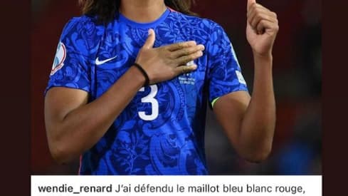 Le message de soutien de Lindsey Horan pour Wendie Renard. 