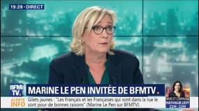 Marine Le Pen: "On ne menace pas la presse et on n'agresse pas la presse. Point."