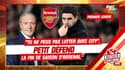 Premier League : "Tu ne peux pas lutter avec City", Petit défend la fin de saison d’Arsenal