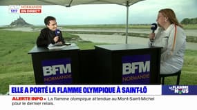 "Unique dans notre vie": Juliette raconte son parcours avec la flamme olympique à Saint-Lô