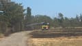 Incendie à Corbas, ce jeudi 9 juillet.