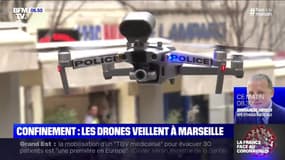 À Marseille, la police déploie des drones pour faire respecter le confinement