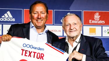 John Textor avec Jean-Michel Aulas, le 21 juin 2022
