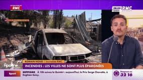 Incendies: les villes ne sont plus épargnées 