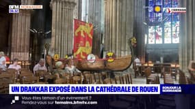 Armada 2023: un drakkar exposé pendant 10 jours dans la cathédrale de Rouen