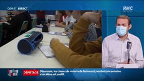 Rentrée: "On est inquiets puisqu'on travaille dans des lieux où il y a beaucoup de brassage" affirme Jean-Rémi Girard, président du syndicat de l’éducation nationale et du supérieur