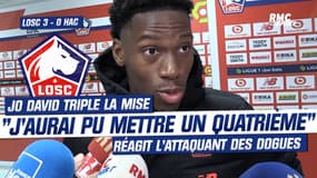 Lille 3-0 Le Havre : "J'aurais pu en mettre un quatrième", Jo David triple la mise, le LOSC virtuellement sur le podium