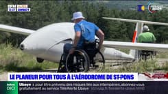 Saint-Pons: une initiation au planeur pour les personnes en situation de handicap à l'aérodrome