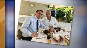 Jair Bolsonaro et Yossi Shelley.