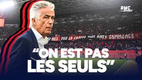 Nice : "C'est des chambrages...", Rivère relativise après les banderoles jugées racistes