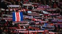 Les supporters parisiens face au FC Bâle en Ligue des champions.