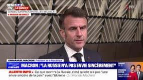 Gaza: "Nous défendons un cessez-le-feu qui est indispensable", déclare Emmanuel Macron