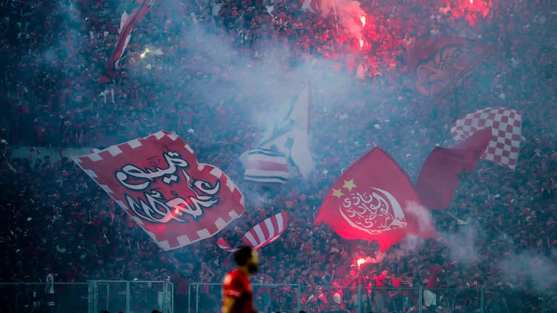 Les supporters du Wydad Casablanca, 30 mai 2022