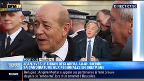 Jean Yves Le Drian, officiellement sur la liste des candidats aux élections régionales en Bretagne - 16/10