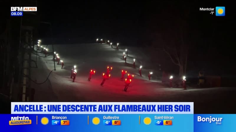 Ancelle: une descente aux flambeaux organisée ce lundi soir