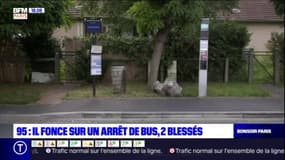 Argenteuil: un homme fonce sur un arrêt de bus, 2 blessés 