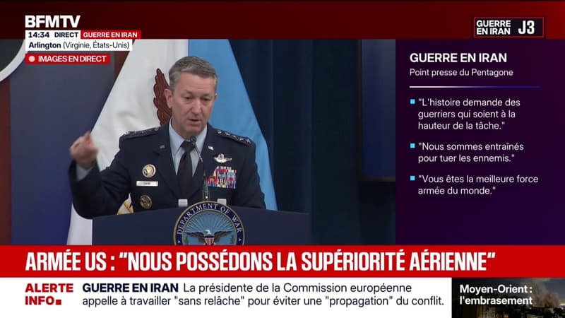Guerre au Moyen-Orient: "Il faudra un certain temps pour atteindre tous nos objectifs" explique le chef d'État-Major des armées des États-Unis