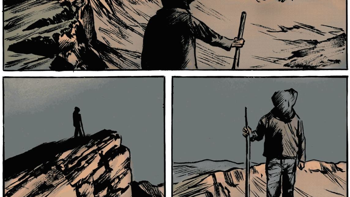 Extrait de la BD "La Dernière reine" de Jean-Marc Rochette