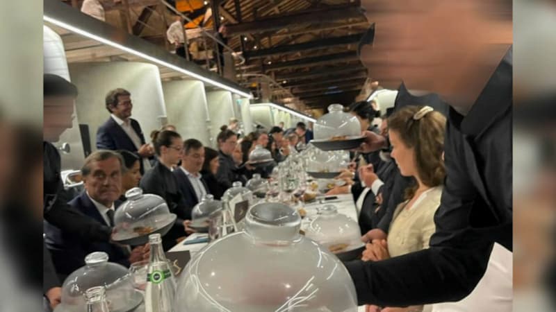 Les photos du "dîner des sommets" de Laurent Wauquiez publiées