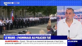 Le Mans : l'hommage au policier tué - 12/08