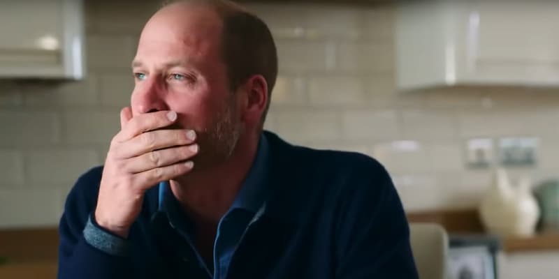 Le prince William dans une vidéo de prévention contre le suicide, le 10 octobre 2025.