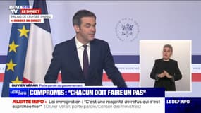 Loi immigration: pour Olivier Véran, "le texte a rencontré un chaos (...) et continue son cheminement"