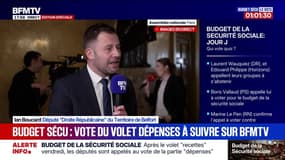 Budget de la Sécu 2026: "Je vais voter pour ce budget", déclare Ian Boucard, député (Droite Républicaine)