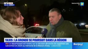 Taxis: la gronde se poursuit dans la région lyonnaise