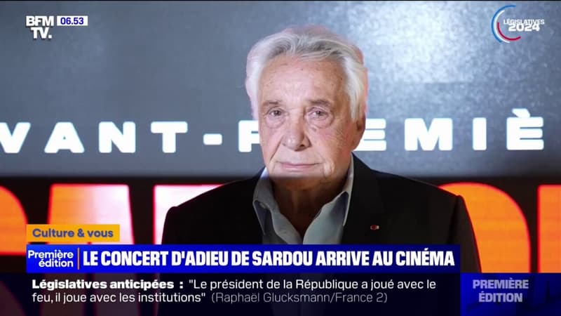 Regarder la vidéo Le concert d'adieu de Michel Sardou arrive au cinéma