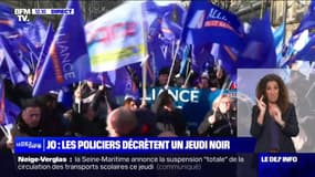 JO 2024: des policiers manifestent pour obtenir des contreparties pour leur mobilisation exceptionnelle