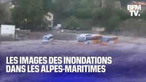 Les images des inondations dans les Alpes-Maritimes, trois ans après la tempête Alex 