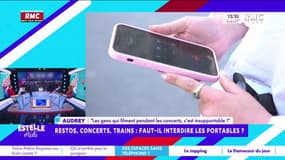Interdire le portable aux concerts, restaurants : "C'est affreux", témoigne Audrey, auditrice