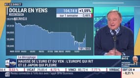 Le décryptage : L'euro et le yen en hausse, l'Europe rit et le Japon pleure, par Jean-Marc Daniel et Nicolas Doze - 10/03