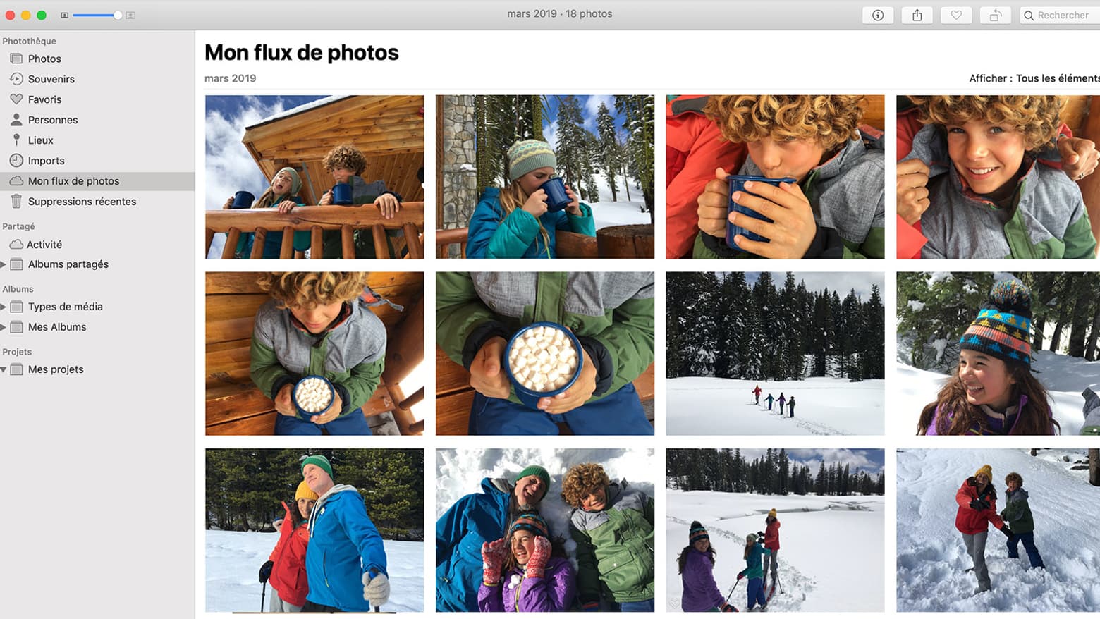 La fonction "Mon flux de photos", d'Apple