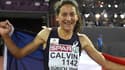 L'athlète française Clémence Calvin