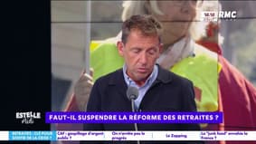 Suspendre la réforme des retraites : "Ce modèle français que la terre entière nous envie mais que personne ne copie", constate Daniel Riolo