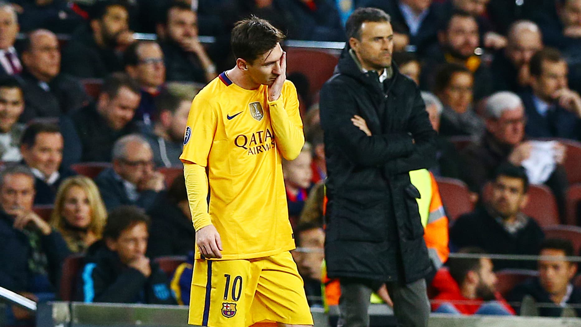 Lionel Messi et Luis Enrique au Barça Lionel Messi et Luis Enrique au Barça