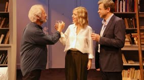 Bernard Murat, Léa Drucker et Guillaume de Tonquédec dans "La vraie vie" au Théâtre Edouard, à partir du 12 septembre
