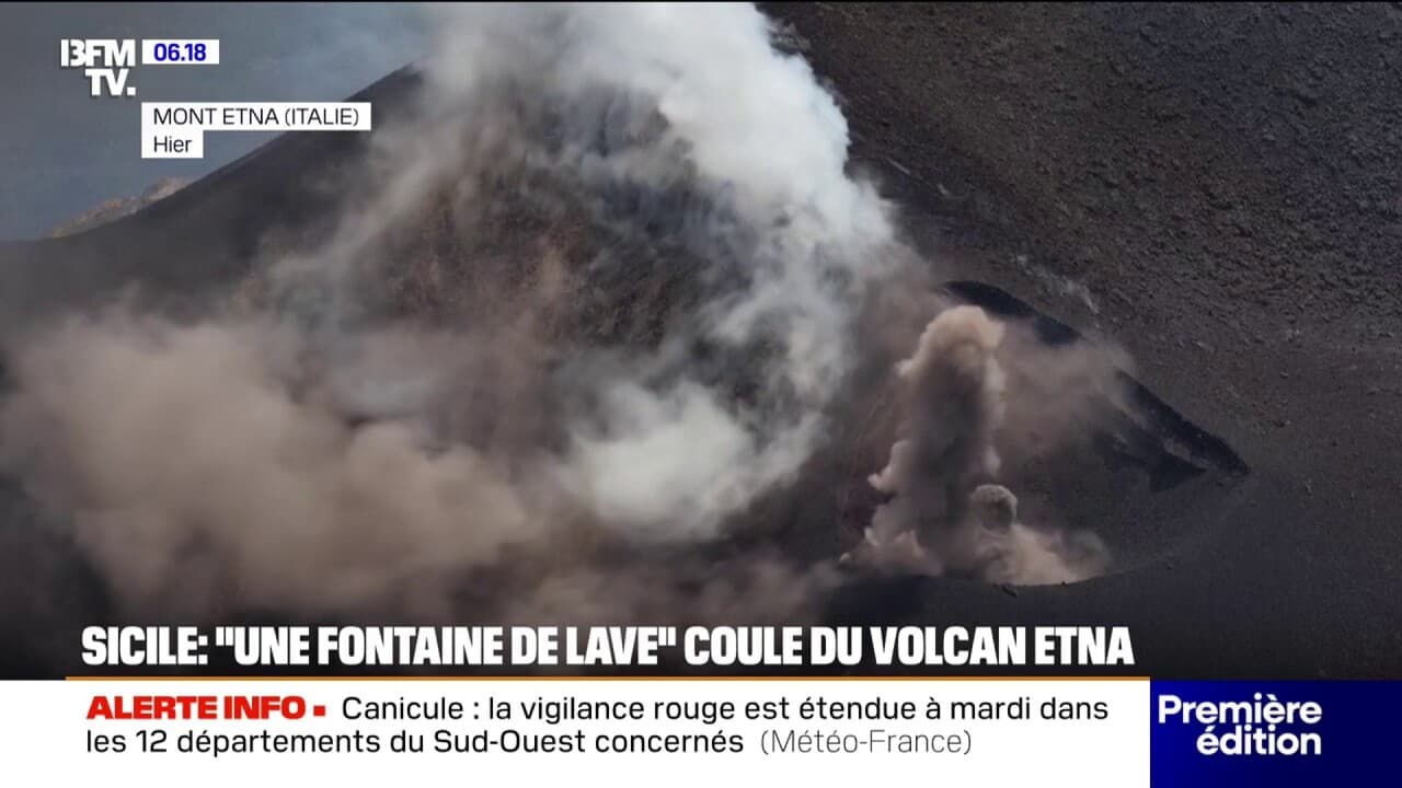 Les images impressionnantes de la dernière éruption de l'Etna en Sicile — free download