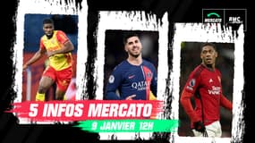 Danso, Asensio, Martial ... Les 5 infos mercato du 9 janvier à la mi-journée