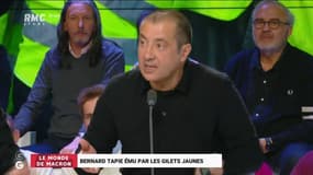 "Bernard Tapie, il a créé plus de richesse, plus d'emplois et il a payer plus d'impôts que tous les journalistes de l'Obs réunis. Même si à la fin il manque 29 millions d'euros." @mouradrct #GGRMC