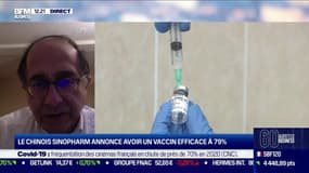 Le pharmacien chinois sinopharm annonce avoir un vaccin efficace à 79%