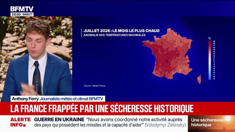 Excès d'ensoleillement, chaleur... la France touchée par une sécheresse historique