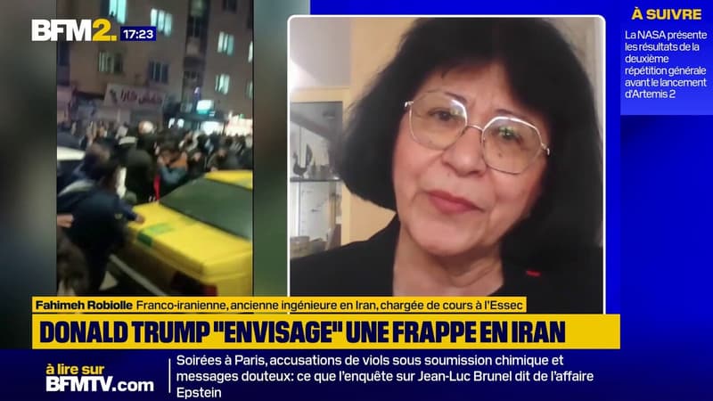 Pour les Iraniens, l'aide des États-Unis "tarde", estime Fahimeh Robiolle, franco-iranienne