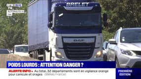 Sur les routes, les policiers particulièrement alertes concernant les poids lourds