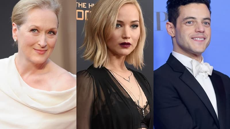 Meryl Streep, Jennifer Lawrence et Rami Malek